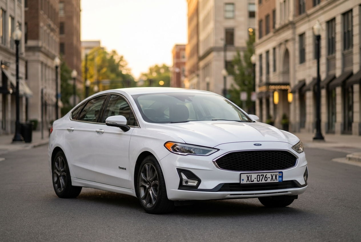 Ford Fusion Hybrid rental car in Tbilisi